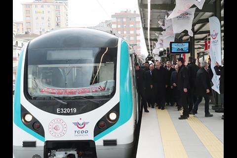 President Erdoğan officially opened the 77 km Marmaray suburban rail corridor across Istanbul.
